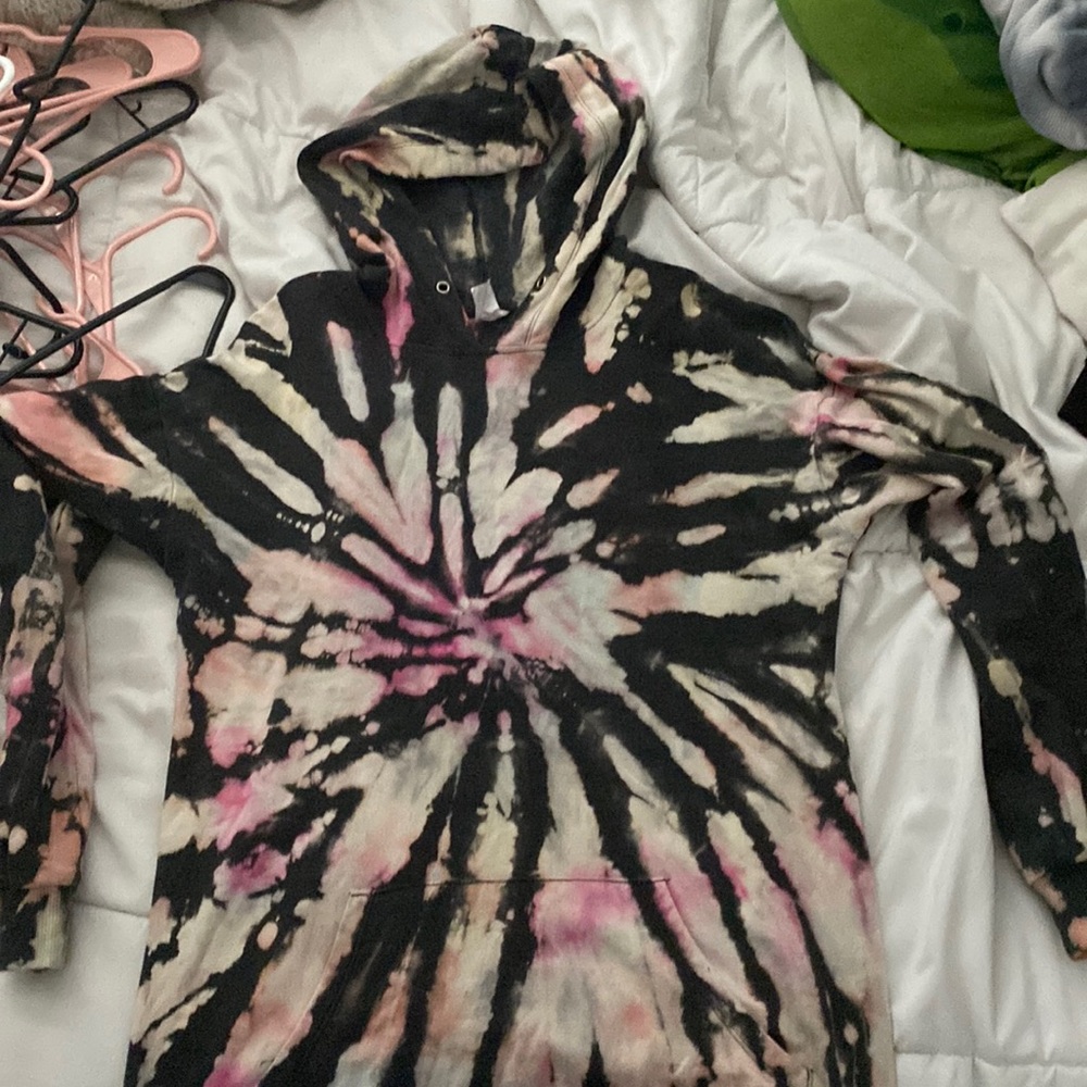 Black Tie Dye Hoodie